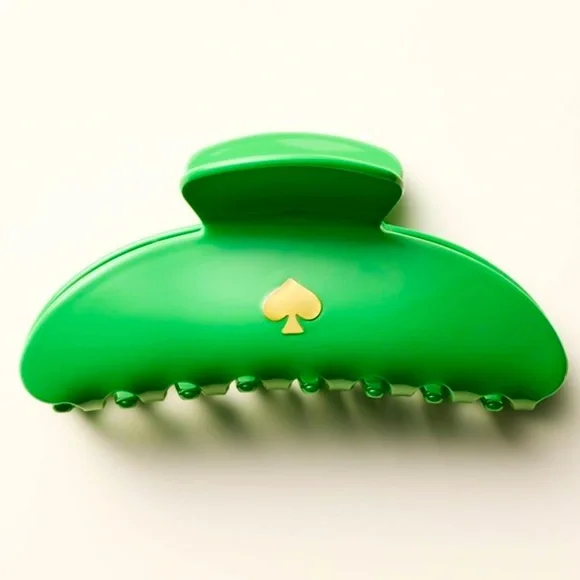 NWT Kate Spade x Target Green Spade Hair Claw Clip - Picture 1 of 7